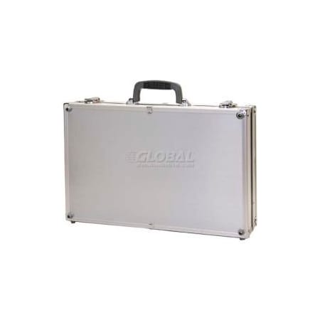 T.Z. Case International Inc. TZ Case, Business/Office Case, 20"L x 13-1/2"W x 5-1/2"H, Smooth Silver PKG-20-S